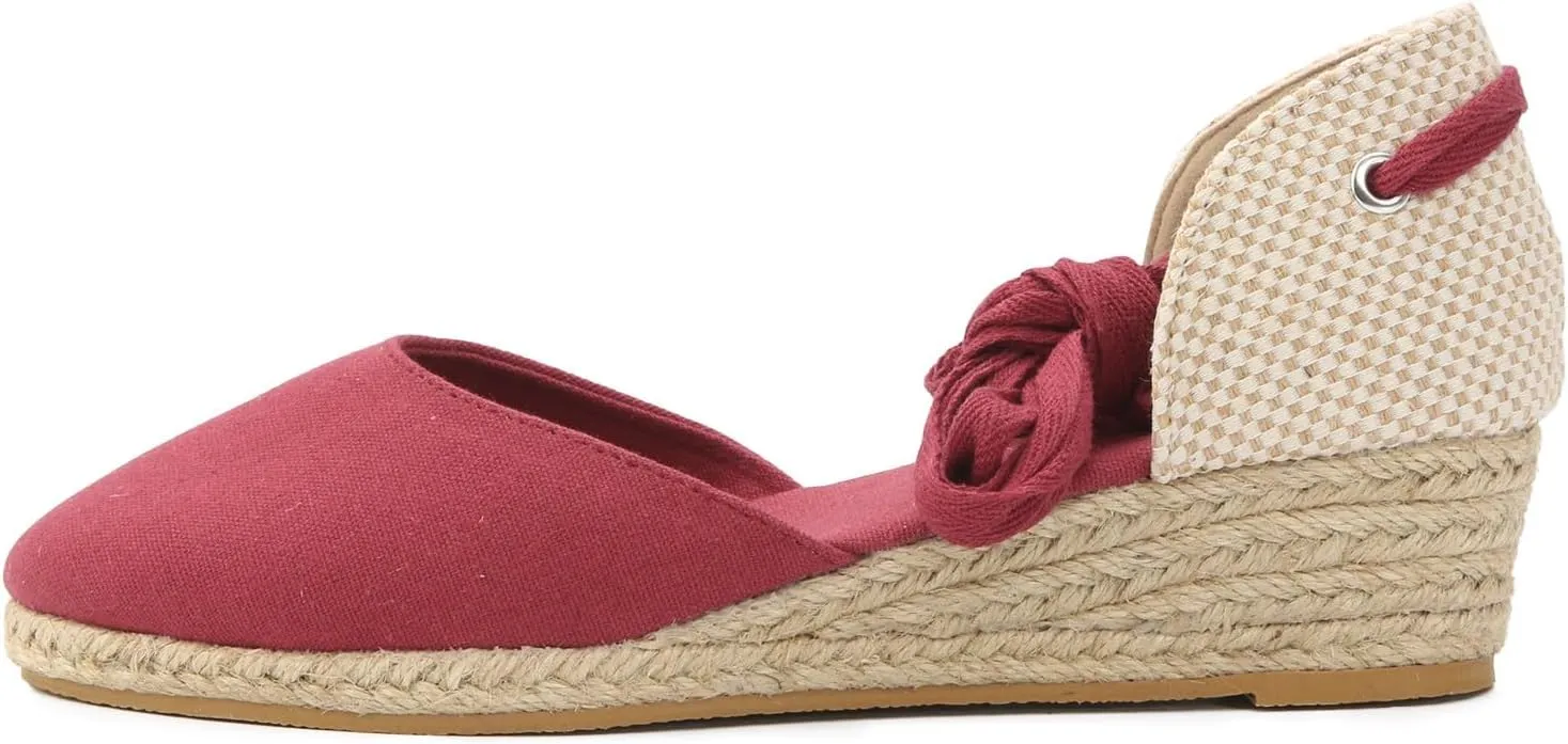 Women Shoes Fashionable Wedge Strappy Sandals Classic Strappy Thick Heel Sandals Summer Shoes