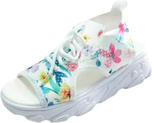 Women Shoes Thick Soled Sandals Fashion Lace Up Fish Mouth Casual Sturdy Water Sandals Women