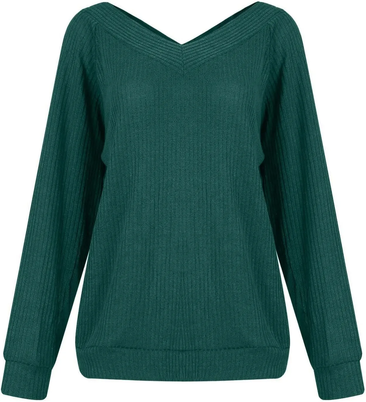 Women's Crewneck Cute Sweaters Striped Colorblock Fall Winter Knitted Pullover Tops Fall Casual Chunky Knit Tops
