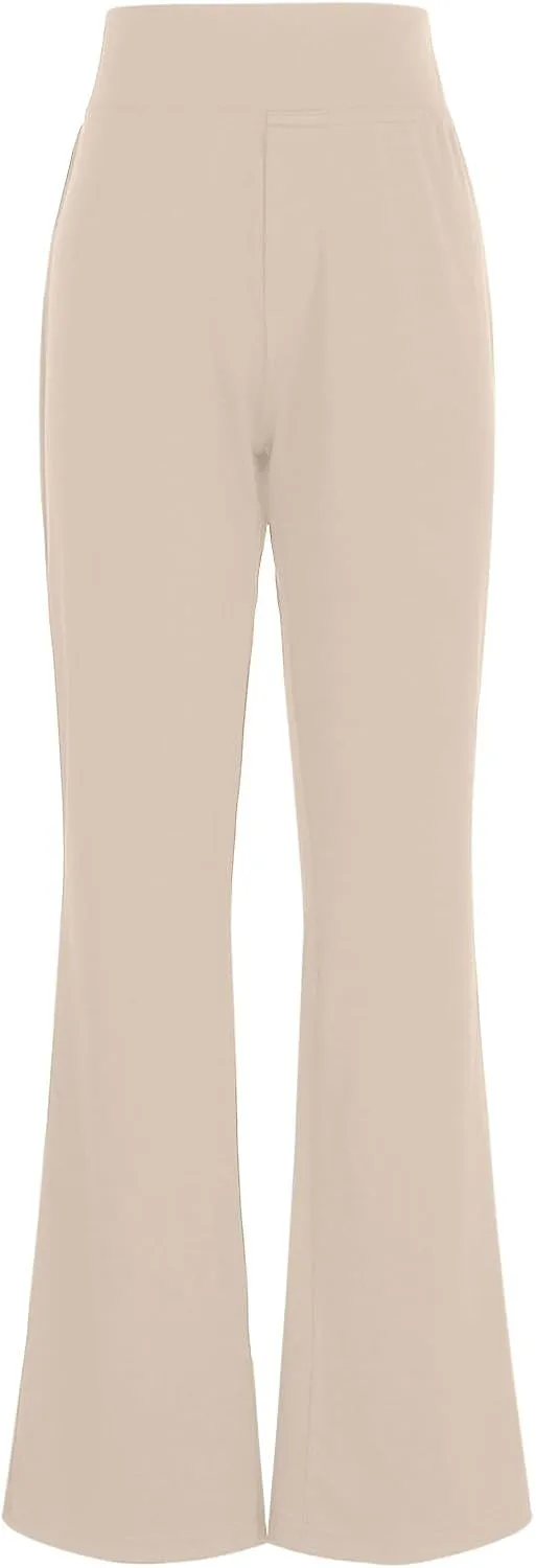 Womens Dress Pants 2025 Bootcut Business Casual Work Pants with Pockets High Waist Stretchy Trousers Slacks