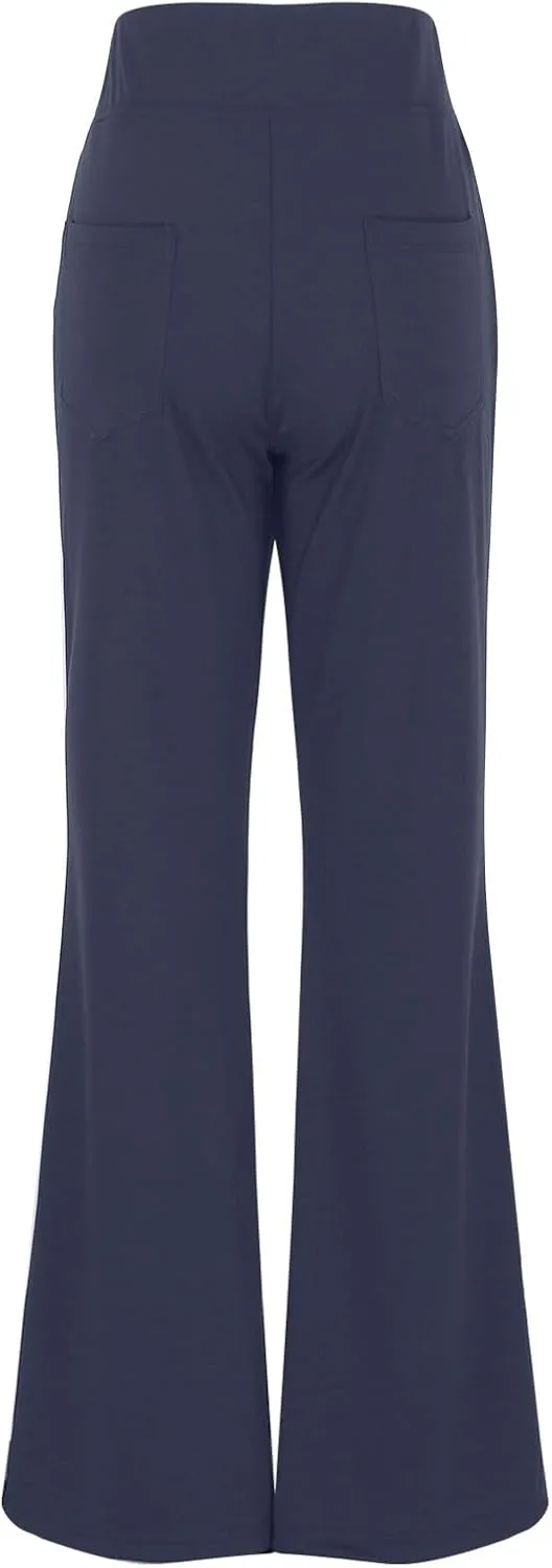Womens Dress Pants 2025 Bootcut Business Casual Work Pants with Pockets High Waist Stretchy Trousers Slacks