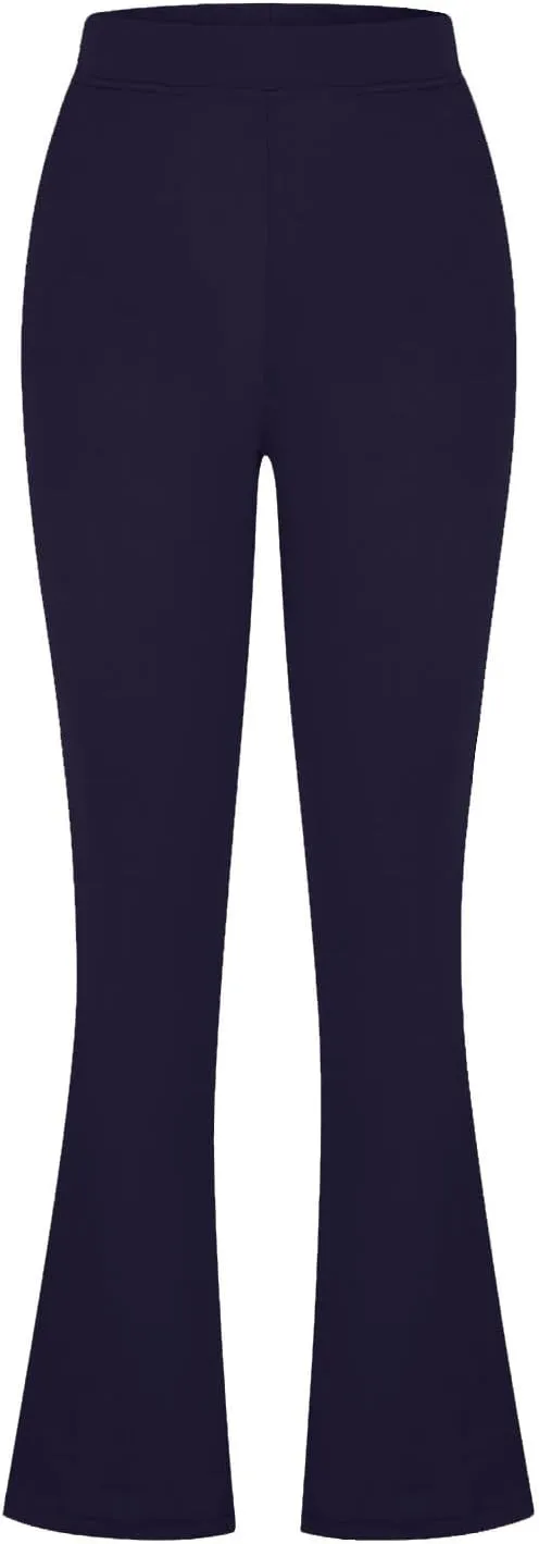 Womens Flare Yoga Leggings Bootcut Leggings Dress Pants Business Casual Pants High Waist Trousers Work Office Pants