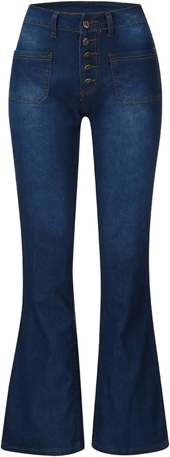 Womens Jeans Stretchy Jeans for Women Womens Pants High or Mid Waisted Jeans for Women Womens Wide Leg Pants