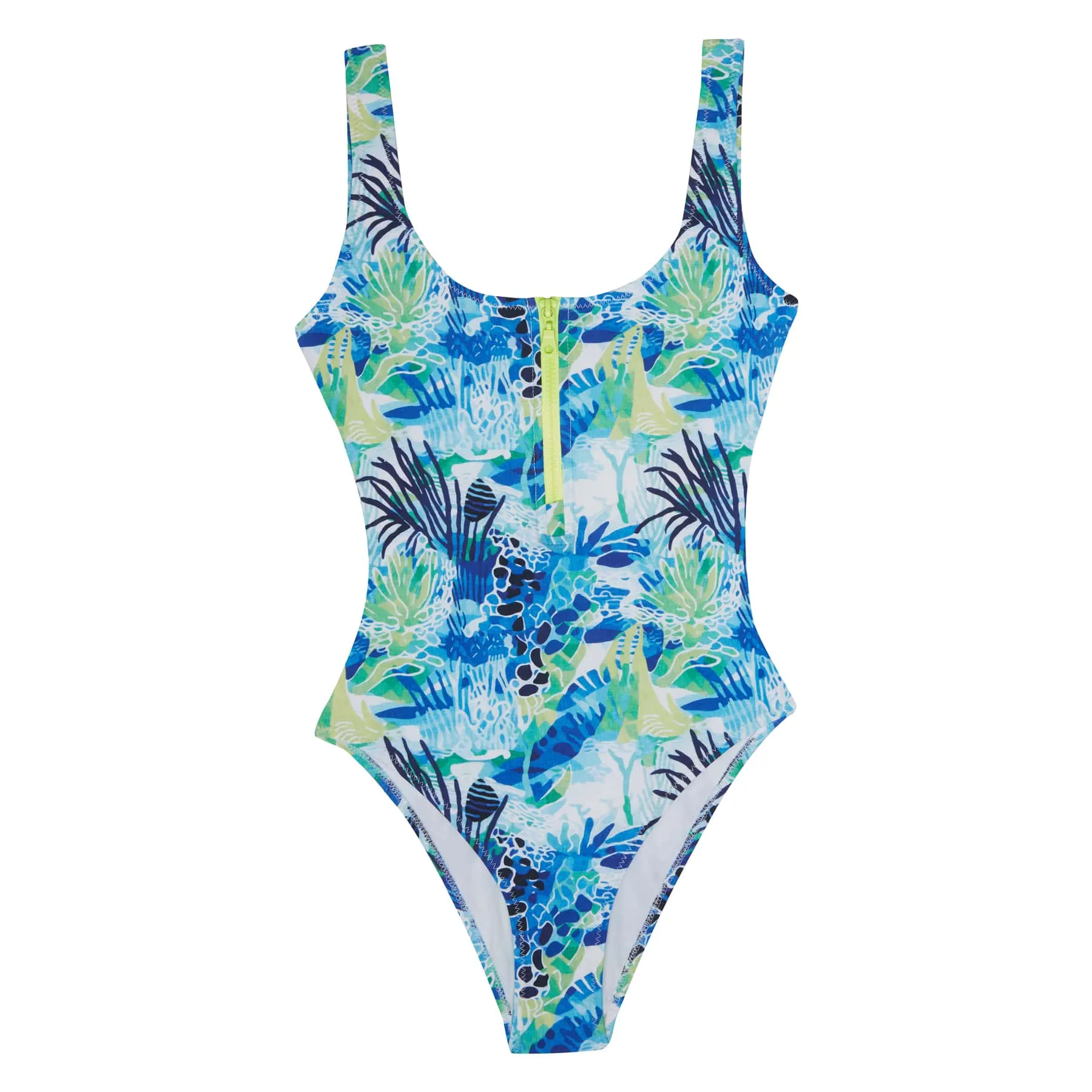 WOMEN'S ONE PIECE ZIPPER AQUATIC