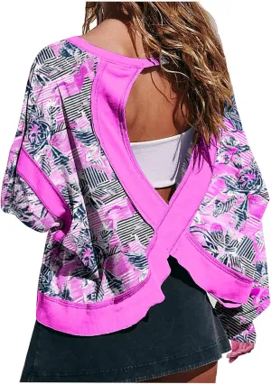 Womens Open Back Workout Tops Backless Long Sleeve Trendy Open Back Athletic Shirts Winter/Fall Outfits 2025
