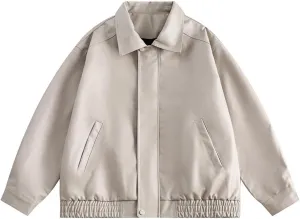 Womens Oversized Leather Blazer Jackets Faux Suede Fall Fashion Motorcycle Coats Outwear Winter Outfits Clothes 2024