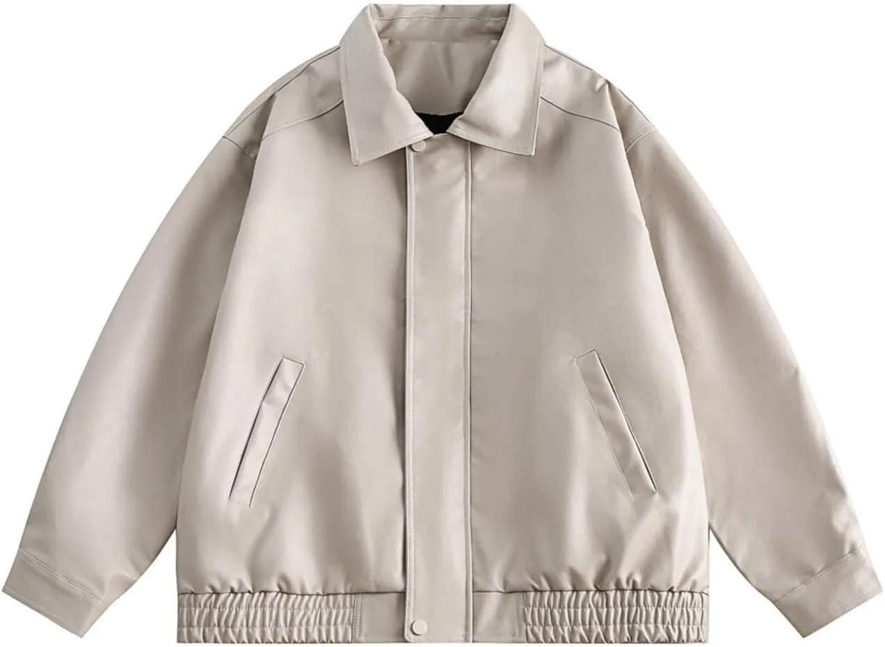 Womens Oversized Leather Blazer Jackets Faux Suede Fall Fashion Motorcycle Coats Outwear Winter Outfits Clothes 2024