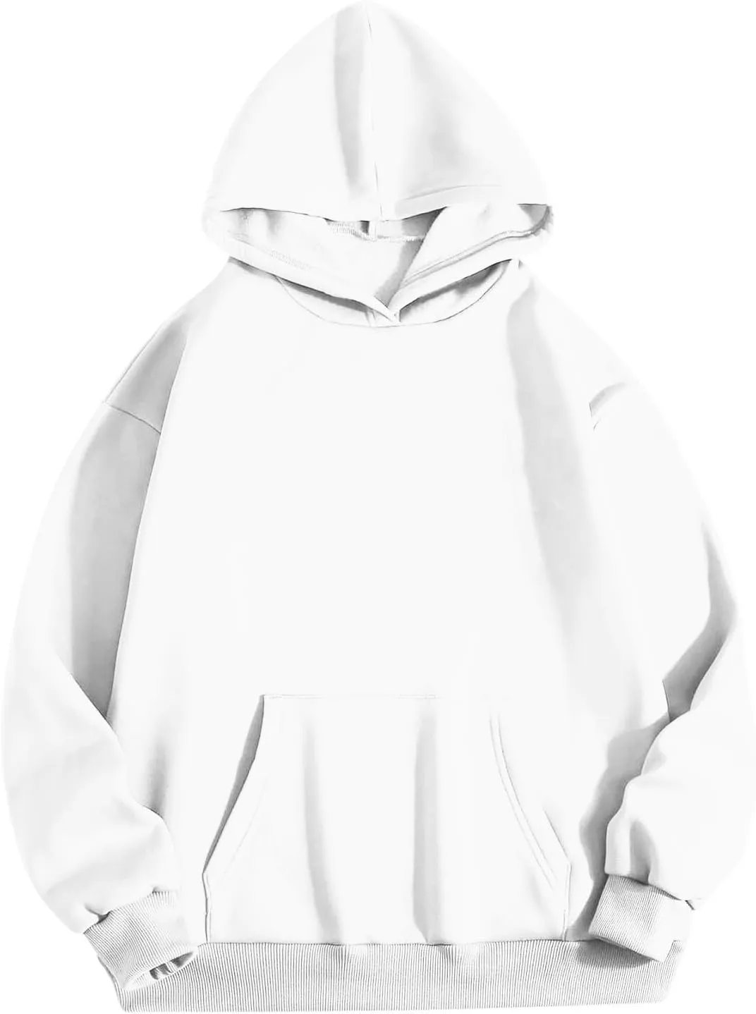 Womens Plain Hoodies Sweatshirts Ladies Fleece Sweaters Long Sleeve Hooded Pullover Tunic Tops Oversized Sweatshirt