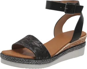 Womens Wedge Sandals Women's Platform Wedge Sandals Walking Casual Summer Sandal Slip on Arch Support Soft