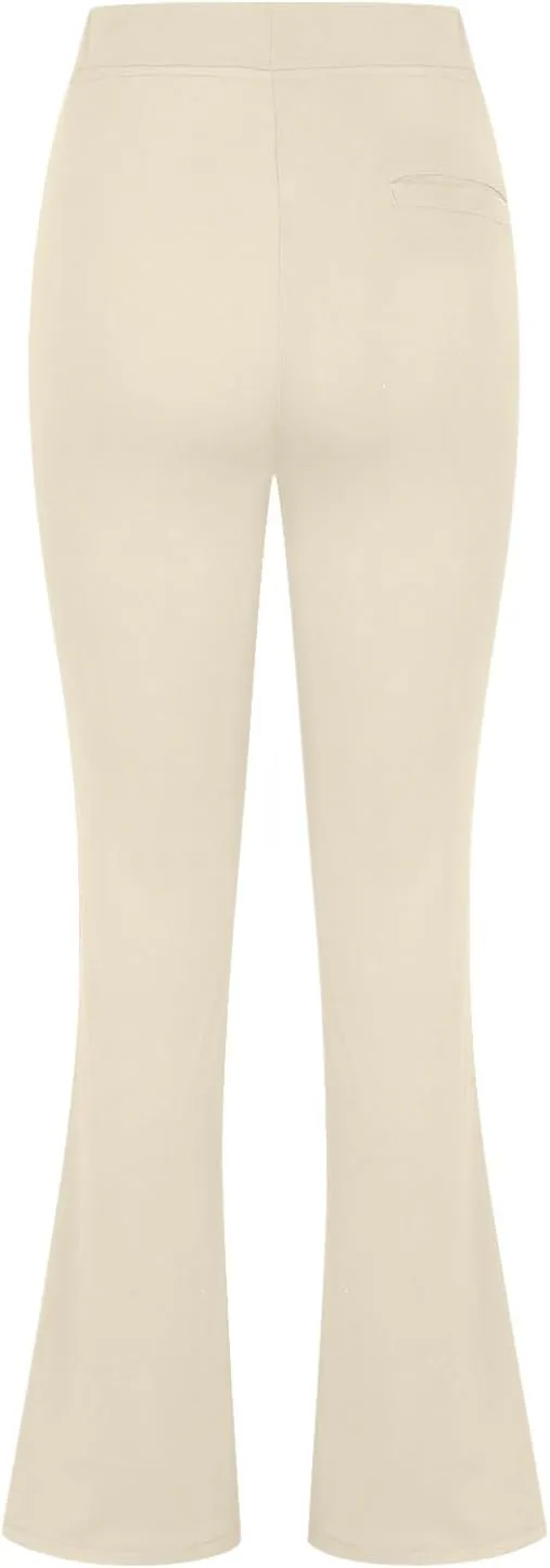 Work Pants for Women Stretch Flare High Waist Yoga Pant Dressy Soft Business Casual Slacks Comfy Office Trousers