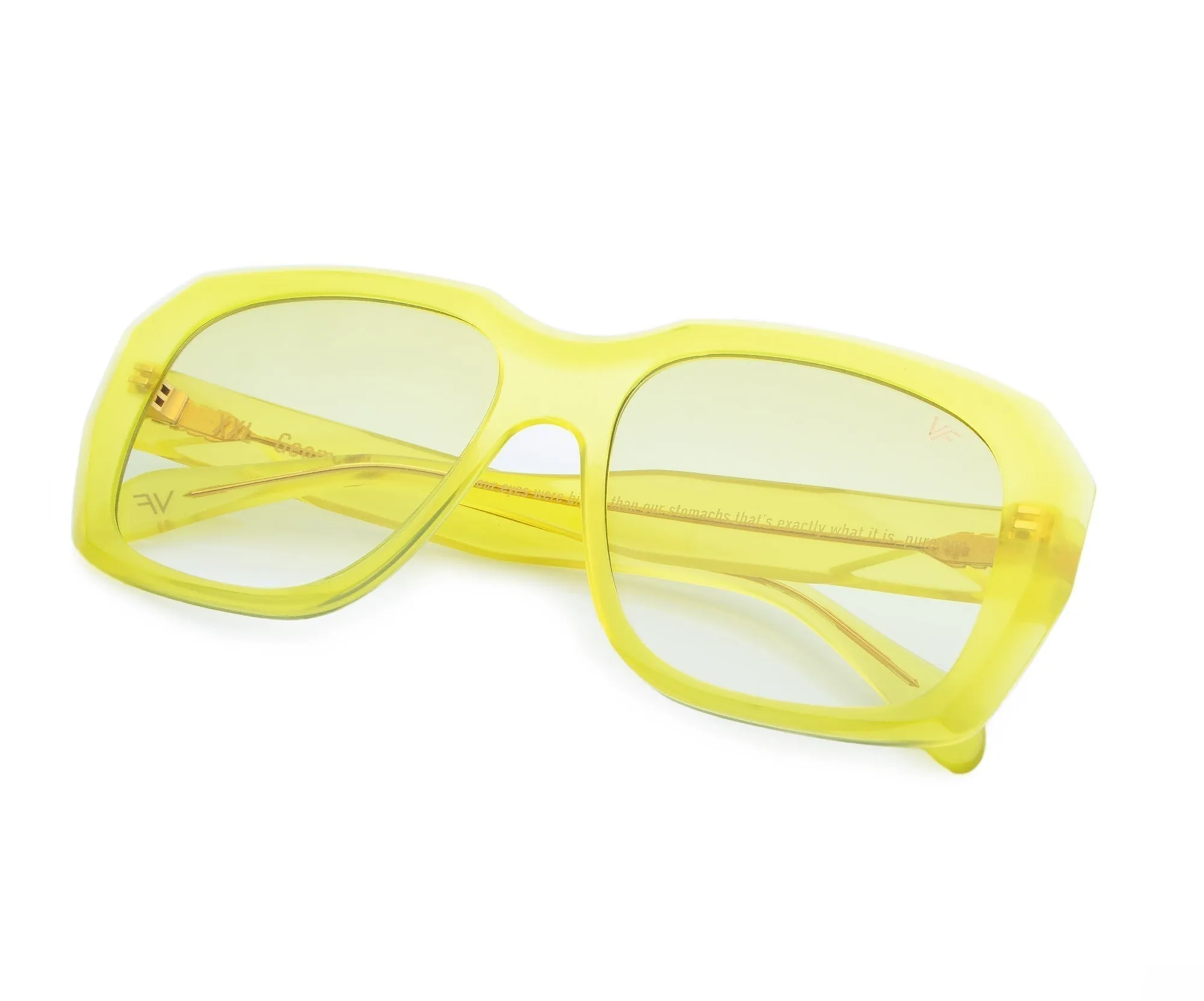 XXL Geometric Edition Neon Yellow Acetate