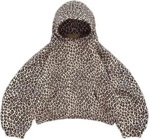 Y2k Cheetah Print Hoodie Pullover Vintage Leopard Print Hoodie Aesthetic Sweatshirt Trendy Graphic Streetwear Hoodies
