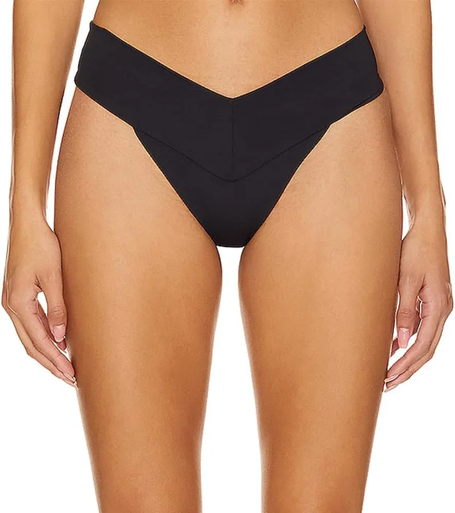YELAIVP Women's Cheeky Bikini Bottom V Cut Bikini Swimsuit Bottoms High Cut Bathing Suit Swim Bottoms
