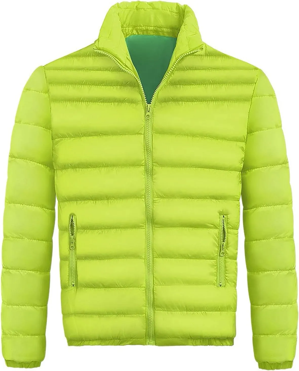 Ymosrh Men's Down Jacket Winter Lightweight Puffer Jacket Warm Insulated Windproof Quilted Coat Jacket, M-2XL