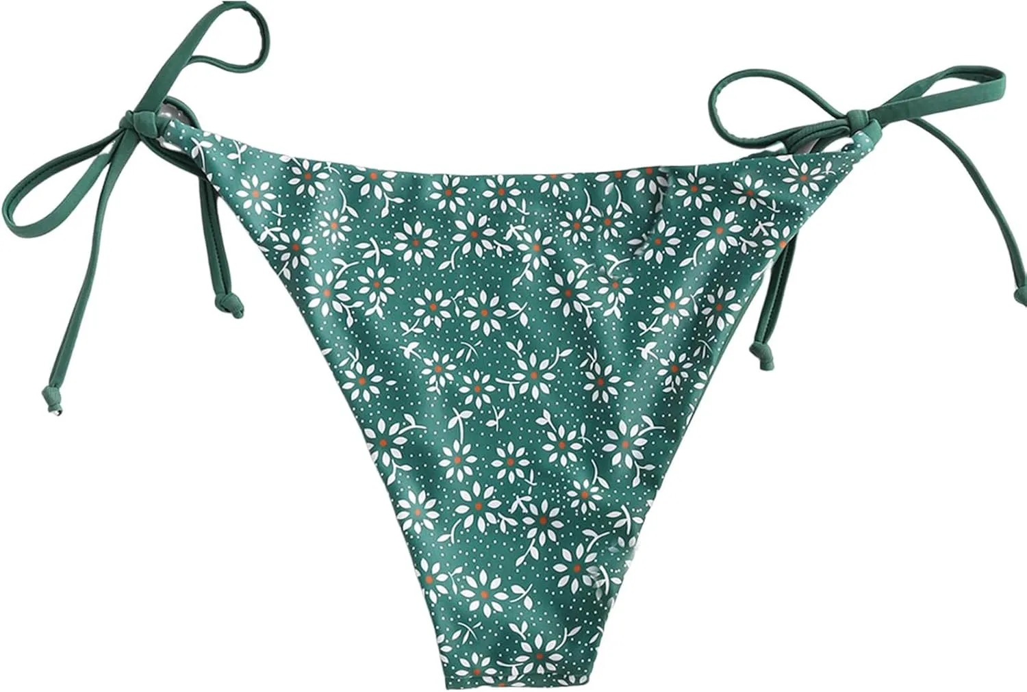 ZAFUL Bikini Bottoms for Women Tie Side String Bathing Suit Bottoms High Cut Swimsuit Bottom