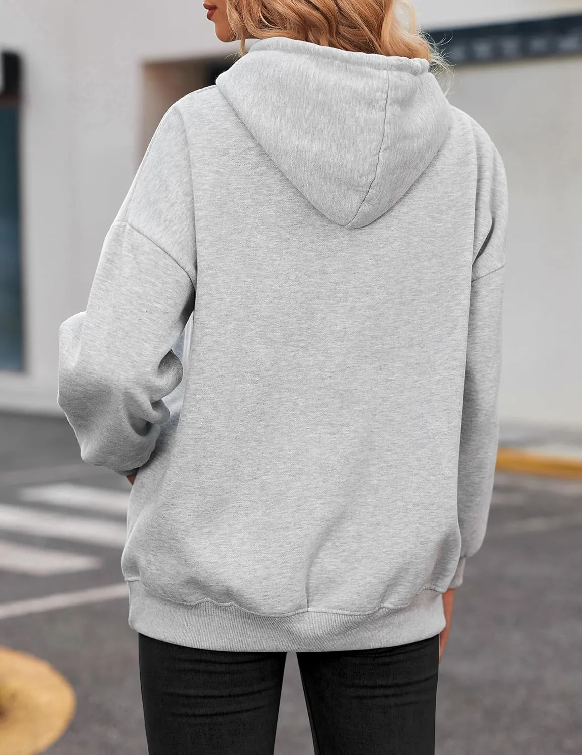 Zeagoo Womens Oversized Hoodies Fleece Sweatshirts Long Sleeve Pullover with Pocket 2024 Fall Winter Outfits Y2k Clothes