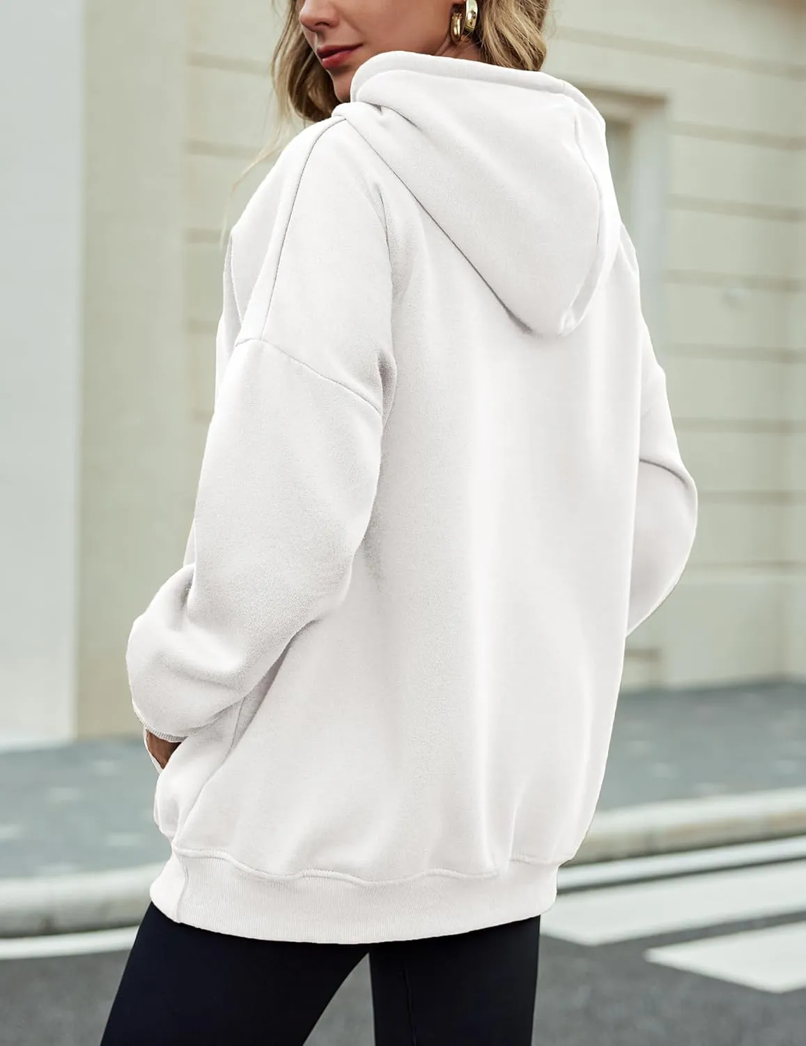 Zeagoo Womens Oversized Hoodies Fleece Sweatshirts Long Sleeve Pullover with Pocket 2024 Fall Winter Outfits Y2k Clothes