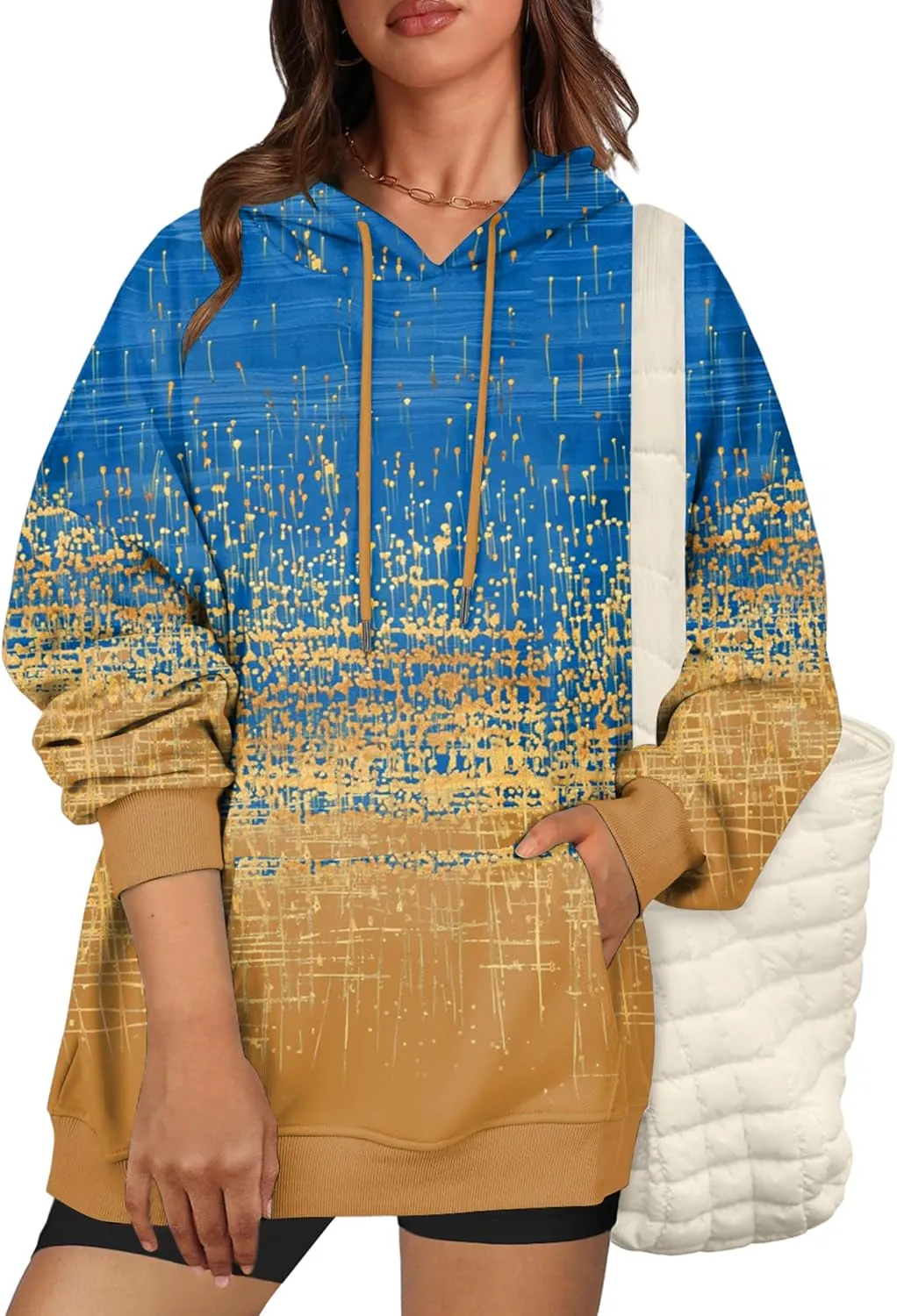 Zeagoo Womens Oversized Hoodies Fleece Sweatshirts Long Sleeve Pullover with Pocket 2024 Fall Winter Outfits Y2k Clothes
