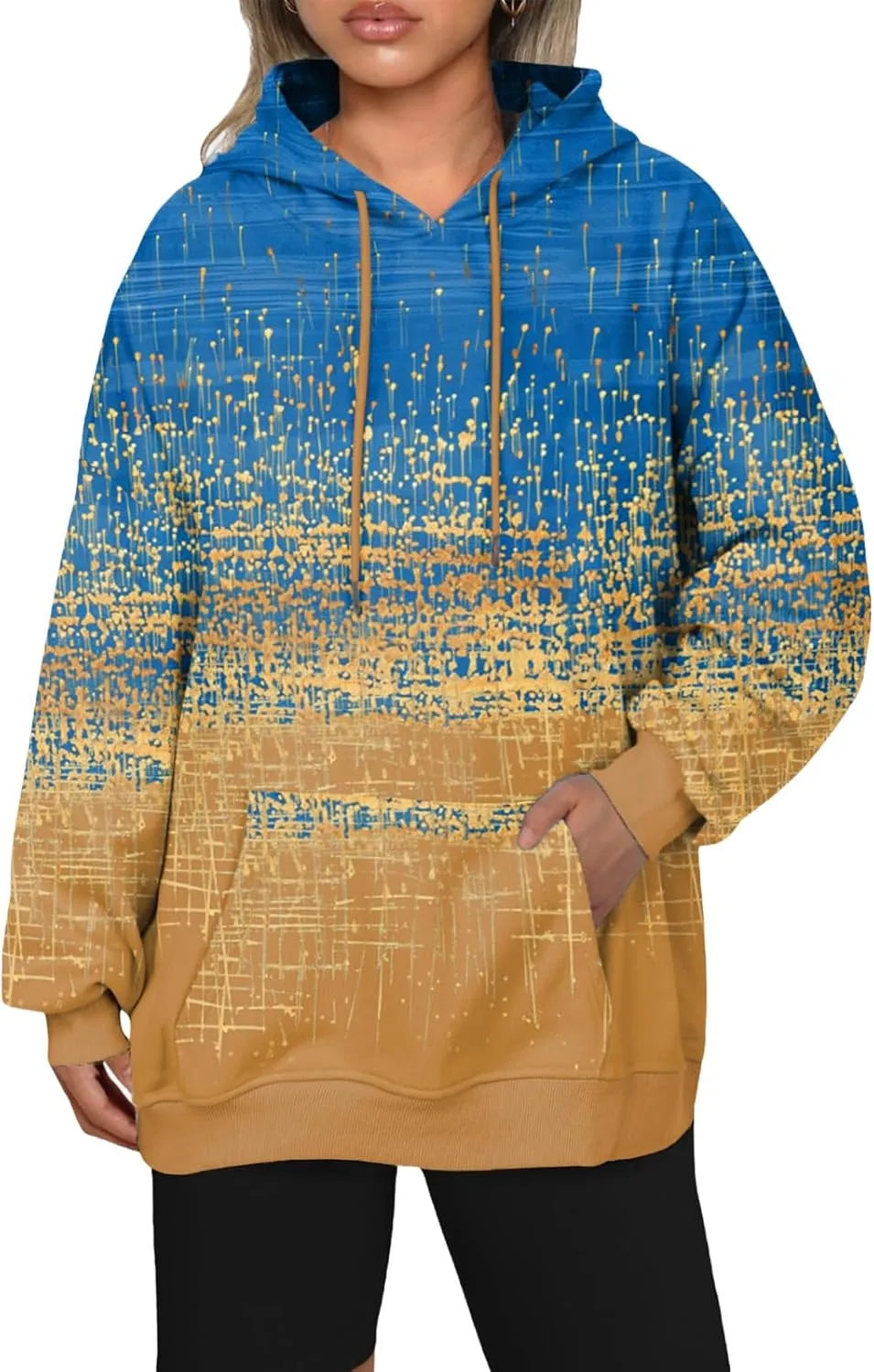 Zeagoo Womens Oversized Hoodies Fleece Sweatshirts Long Sleeve Pullover with Pocket 2024 Fall Winter Outfits Y2k Clothes