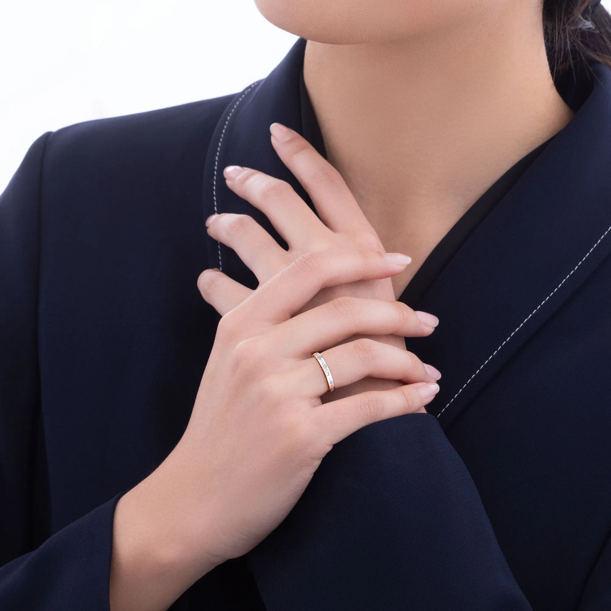 Zhen Shan Ren Timeless Bliss Ring Sterling Silver, 2.5mm wide