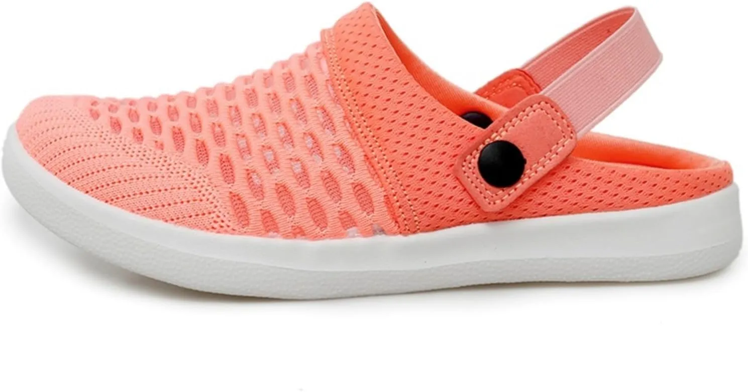 ZWRXW Women's Men's Garden Clogs Shoes Unisex Slip-On Outdoor Beach Slippers Lightweight Breathable Mesh Walking Mules Comfortable Anti-Slip Casual Slipper Pool Water Shoes Home Slippers Footwear